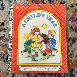 "A Child's Year" A Little Golden Book By Joan Walsh Anglund